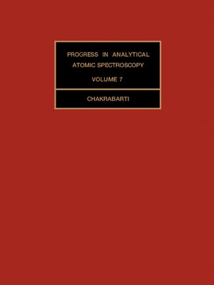 cover image of Progress in Analytical Atomic Spectroscopy, Volume 7